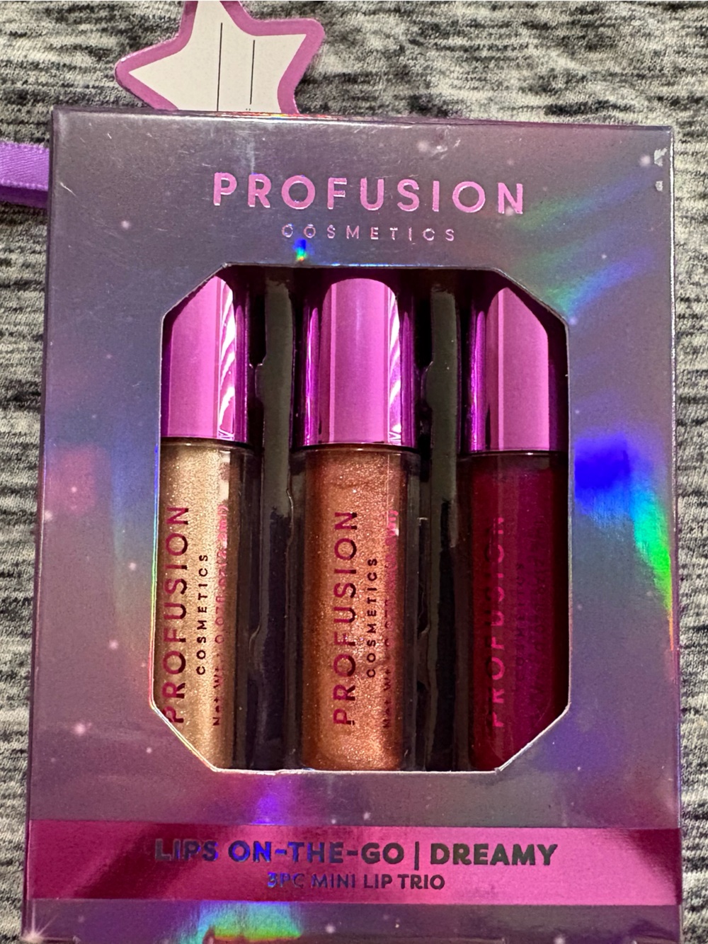 Profusion Cosmetics Lip Trio - Pink, Purple, Nude